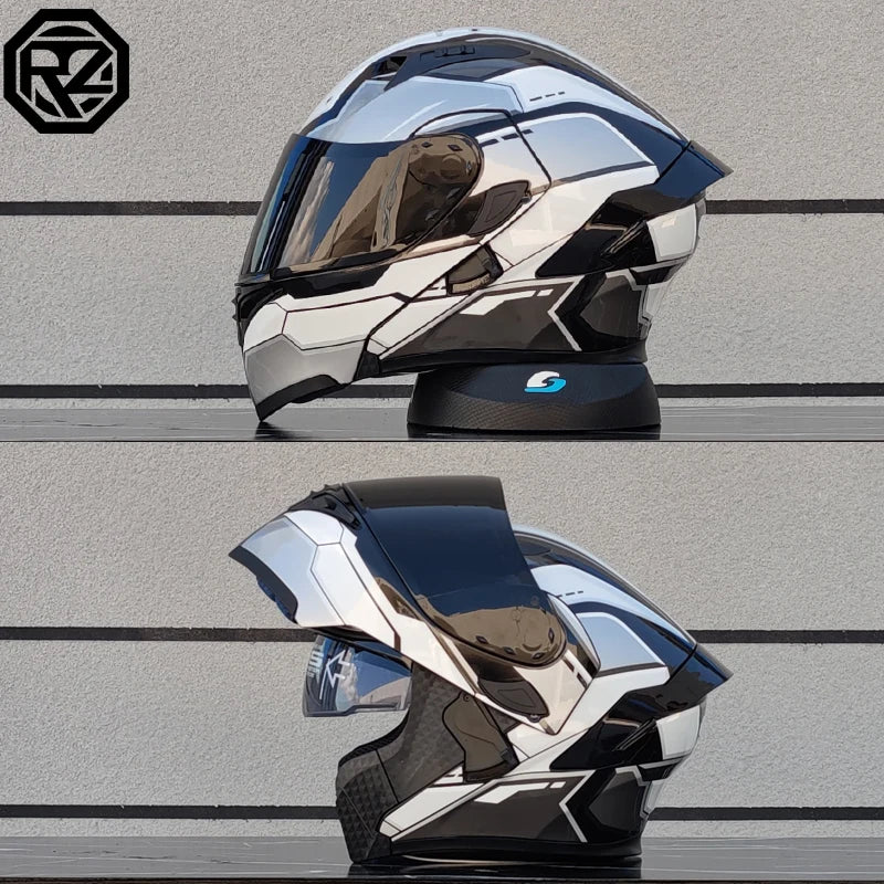 Flip Up Motorcycle Helmet Double lens full face helmet High quality DOT approved Moto cascos motociclistas capacete