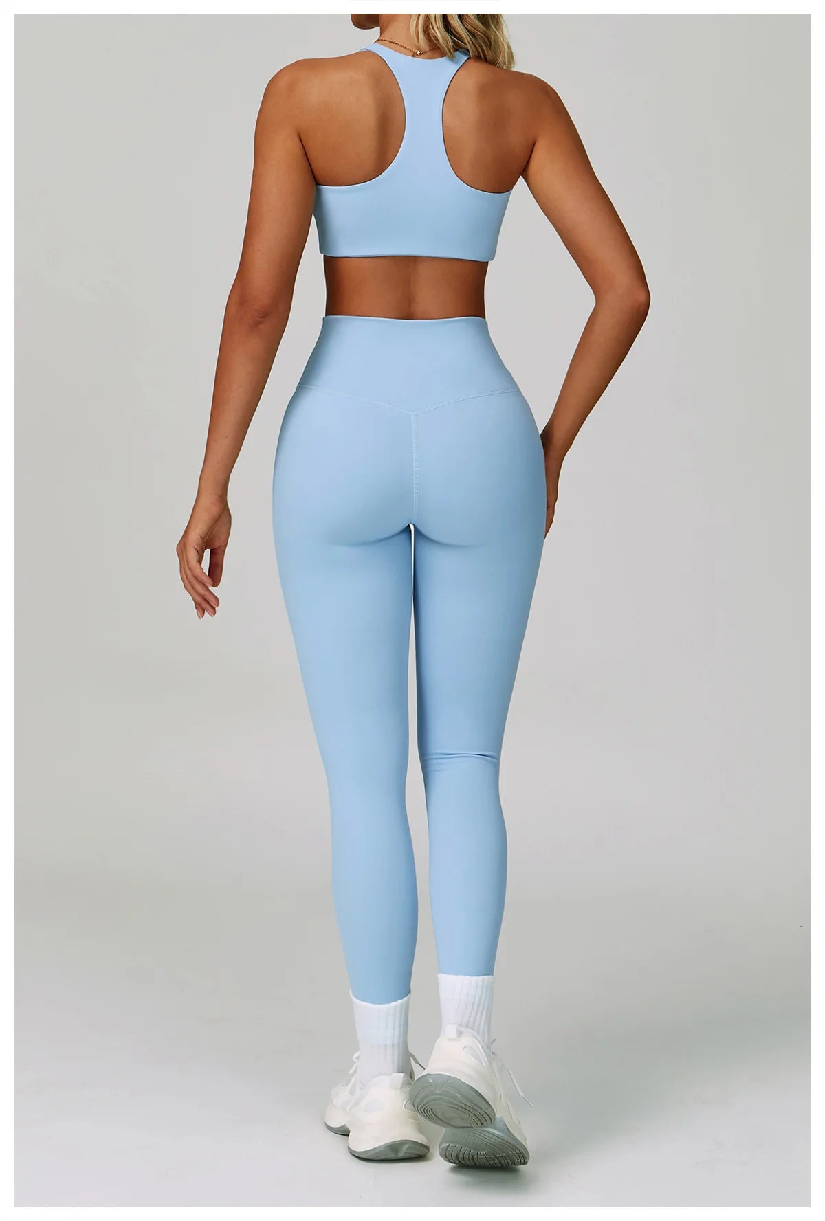 3PCS Yoga Sets Workout Set Women 2 Pieces Gym Suits High Waist Leggings Sport Bra Outfits Long Sleeve Fitness Running Sportswear