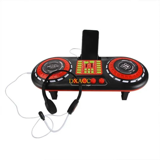 DXAC Kids DJ Mixer With Recording Feature Builtin Sound Effects For Music Creation