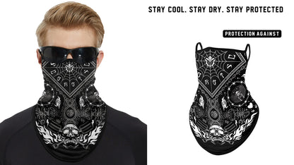 Motorcycle Warm Scarf Thick Ski Mask Windproof Polar Fleece Winter Riding Cold-proof Face Towel Unisex Outdoor Hiking Neck Cover