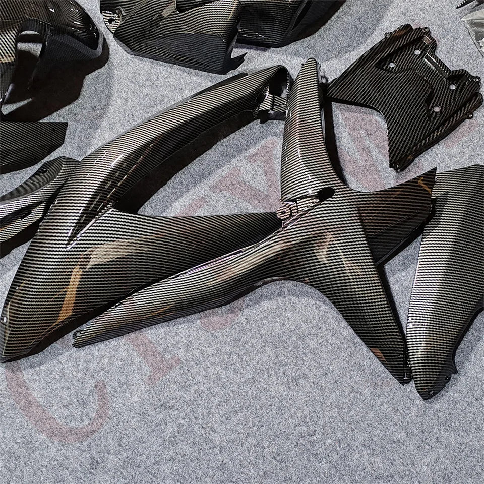 Carbon Fibre Gloss Motorcycle Fairings for Gsxr 600 750 K8 2008 2009 2010 Fairing Kit Gsxr600 Gsxr750 08-10 Bodyframe Cowl Shell