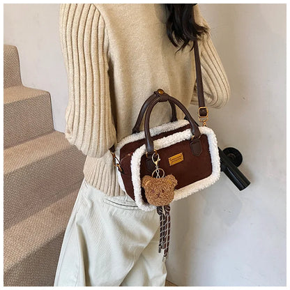 Plush Crossbody Bags for Women Shoulder Bags Versatile Purse and Handbags Designer Bag Female Bags Сумка Женская Bolsos Mujer