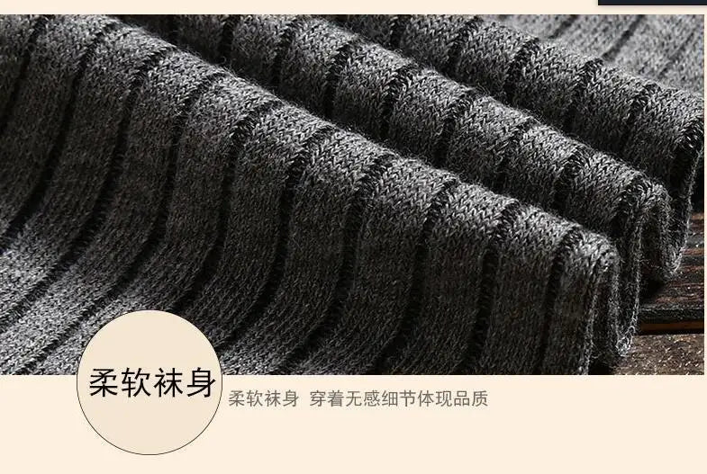 Women Long Socks Cashmere Women Boot Solid Wool Thigh Stocking Skinny Casual Cotton Over Knee-High Fluffy Female Long Knee Sock