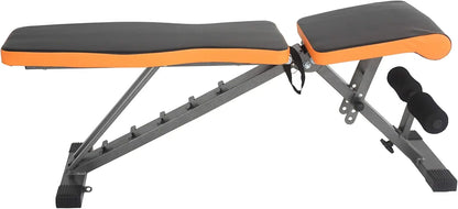 450 LBS Capacity Weight Bench Adjustable Training Bench for Full Body Workout for Home Gym Dumbbell Exercise 15201