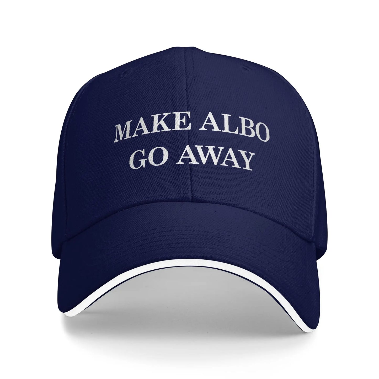 Make Albo Go Away MAGA Sandwich Baseball Cap Hip Hop Australia Saying Unisex Style Adjustable Headwear Travel Gift Hats