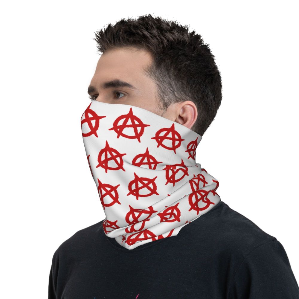Custom 1 Percenter Essential Sons Bandana Neck Gaiter for Ski Camping Men Women Wrap Scarf TV Show Anarchy Headband Warmer