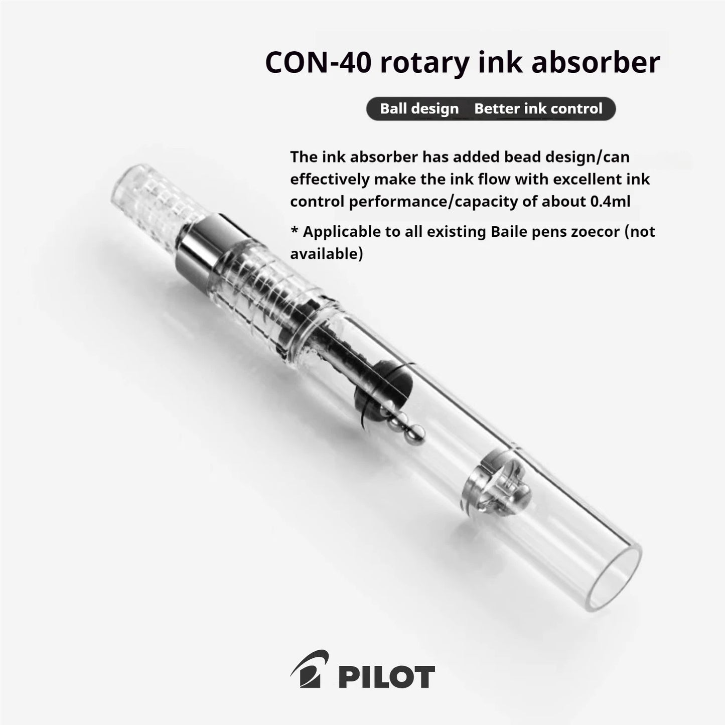 PILOT Kakuno Transparent Demo Student Fountain Pen,FKA-1SR Best for Practice,Calligraphy Available in EF/F/M Nibs Fun&Functional
