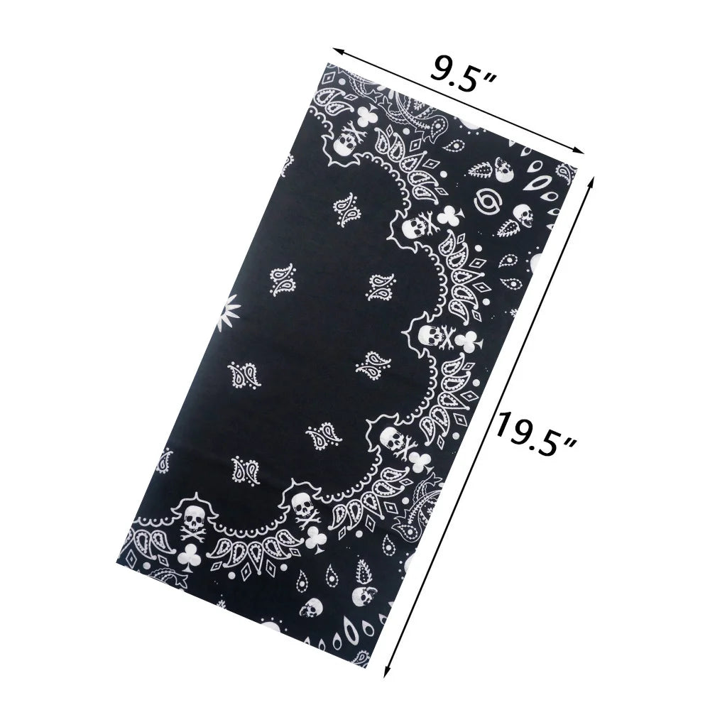 Dark Color Tube Neckchief Outdoor Sports Hair Neck Bandana Gaiter Black Grey Cycling Scarf Hiking Running Headband Men Face Mask