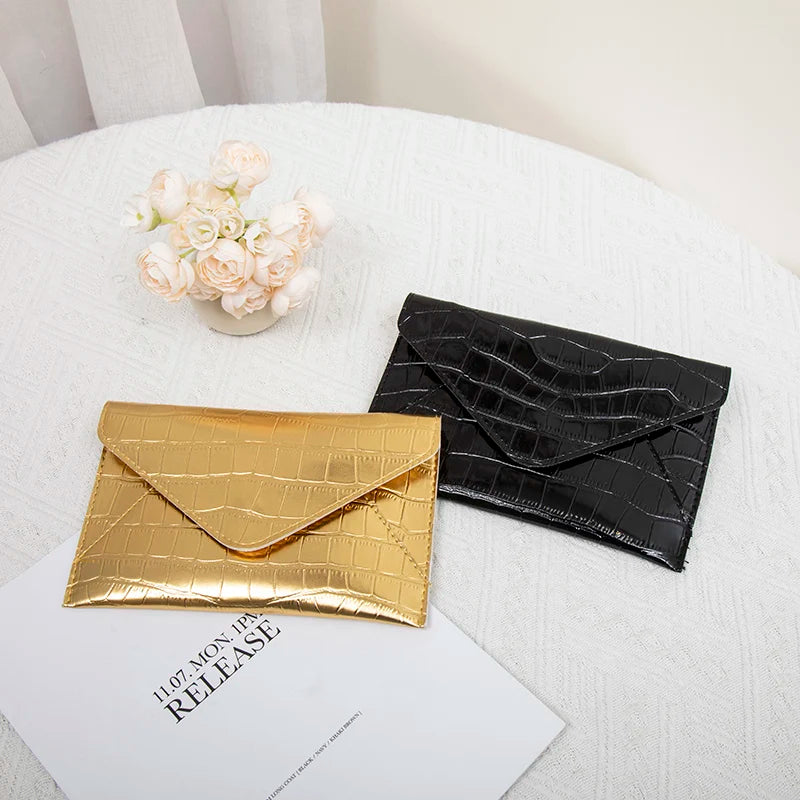 Gold Silver Evening Bag Women Elegant Fashion Banquet Clutch Chain Shoulder Bags Luxury Purse Female Wedding Party Bags Wallet