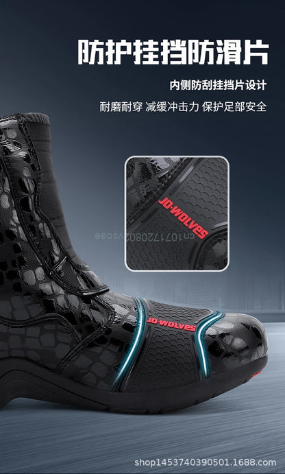 Motorcycle Boots Racing Off-road Shoes Breathable Non-slip High-top Motorcycle Professional Waterproof Mountain Bike Boots