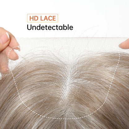 13*6 HD Lace Front Wigs Blonde Mixed Brown Synthetic Wigs For Women Daily Party Short Straight Natural Fake Hair Heat Resistant