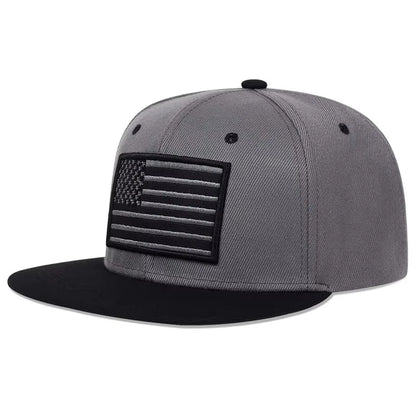 Unisex American Flag Embroidery Hip-hop Hats Spring Autumn Outdoor Adjustable Casual Baseball Caps Sunscreen Hat Sports Cap