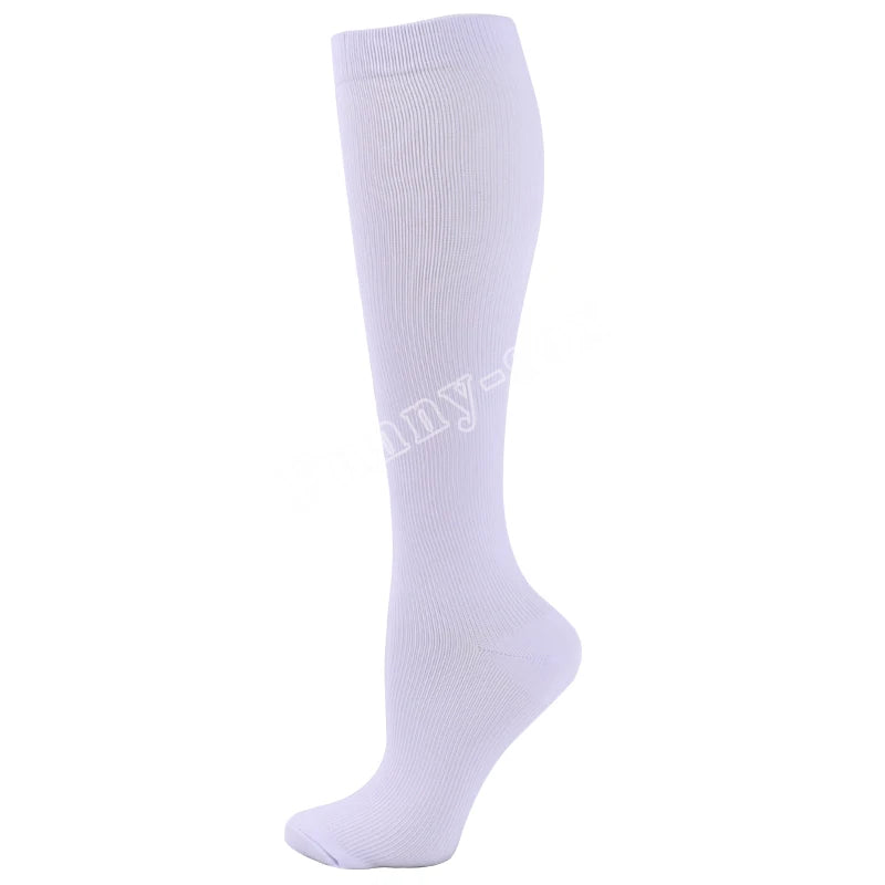 Unisex Compression Socks Leg Relief Pain Knee Medical High Stockings Pressure Support Stretch Pressure Circulation Socks 1 Pair