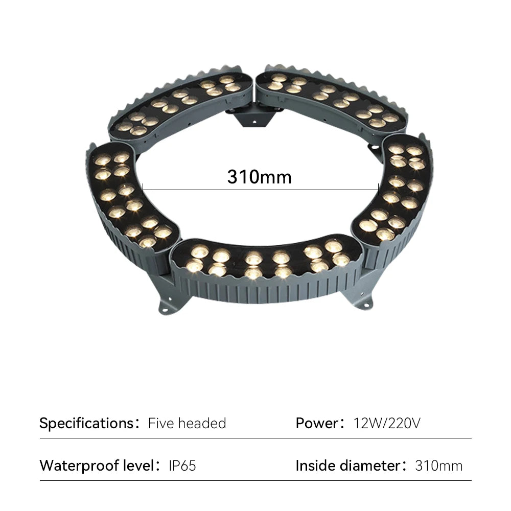 85V-265V LED Tree Hugging Lamp 4Pcs Outdoor Waterproof IP65 Lawn Garden Park Courtyard Wayside Spotlights Night Decorative Light