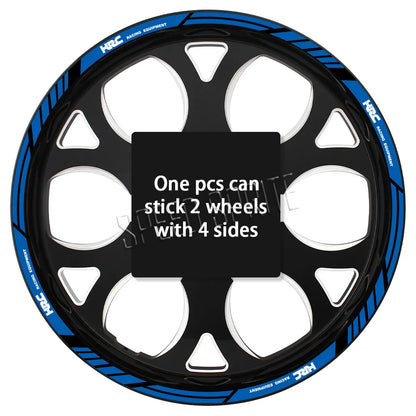 Reflective Wheel Sticker Rim Strips Tape Hub Decal Accessories For Honda HRC CBR650R cbr 600 rr CBR 600 F4 f4i  CBR1000RR 250r