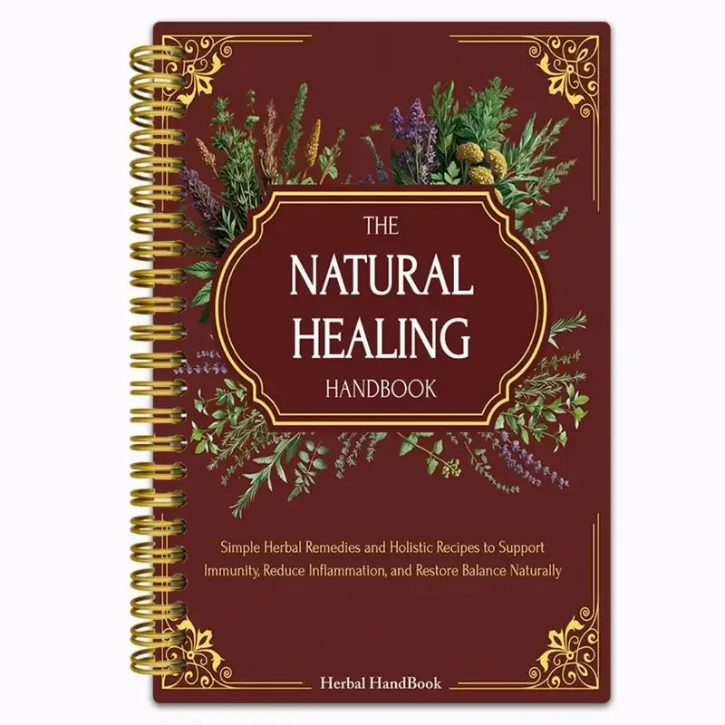 Natural Healing Guide Herbal Book, Step-by-step Recipes To Improve Heart Health, Blood Pressure and Concentration.