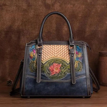 MOTAORA Genuine Leather Shoulder Bag for Women Retro Vintage Cowhide Handbag Ladies Purse Crossbody Bag Fashion Luxury Designer