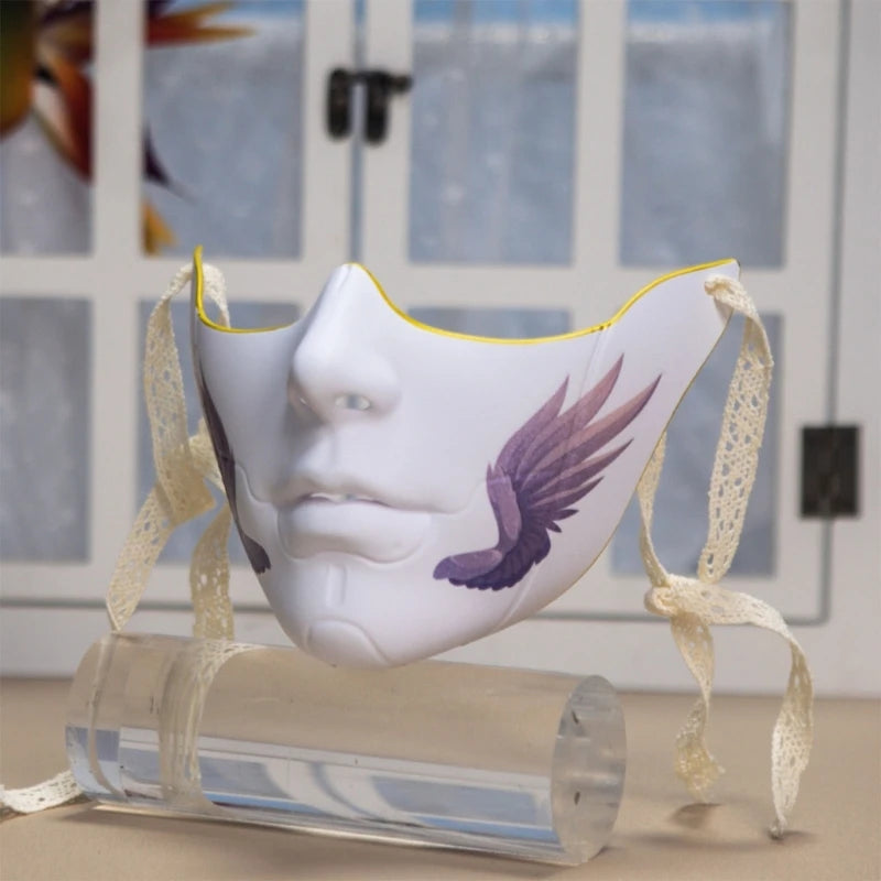 Unisex Masquerade Mask Beauty Mask Cosplay Mask Mechanical Half Face Mask for Carnival Halloween Dress up Party Mask