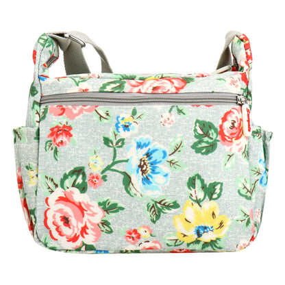 Fashion Multi-Pocket Crossbody Handbags Floral Pattern Female Shoulder Bag for Shopping Messenger Bags Waterproof Crossbody Bag