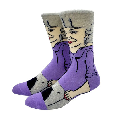 2023 New Anime Marvel Men Socks Long Sock Men‘s Knee-High Couples cosplay Sock Personality Hip Hop Harajuku Funny Sock for Women