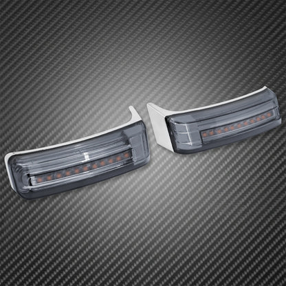 2xMotorcycle LED SaddleBag Turn Lamp Light Run Brake Light For Harley Touring Street Glide Road King FLHR Limited CVO 2014-2022