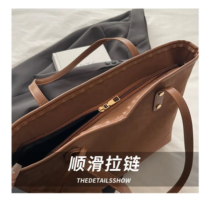 2pcs/set Leopard Print Women Shoulder Bag For Commuting, Daily Used, Casual Tote Bag Large Capacity Ladies Handbags And Purses