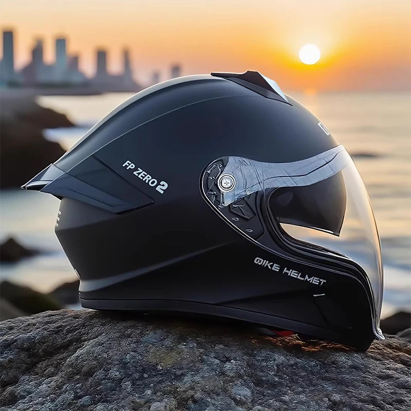 Adult Full Face Motorcycle Helmet Modular 3C DOT Certified Dual Sunshade Anti-UV Quick Release Buckle Crash Helmet