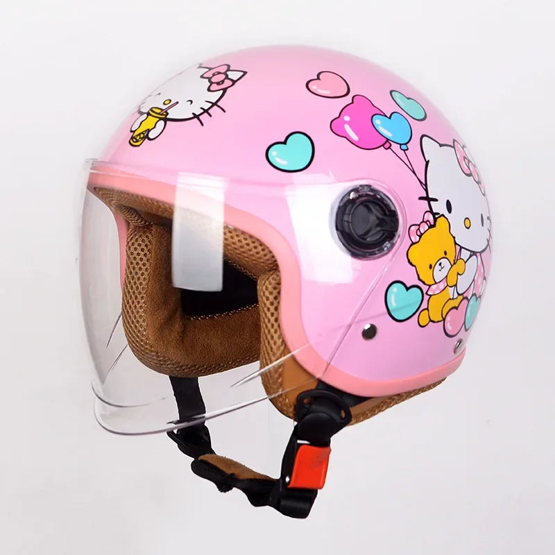 Safety Protection Kids Child Scooter Helmets Cartoon bike Motorcycle bicycle Motocross 3-12Years Old Children's girls Helmets