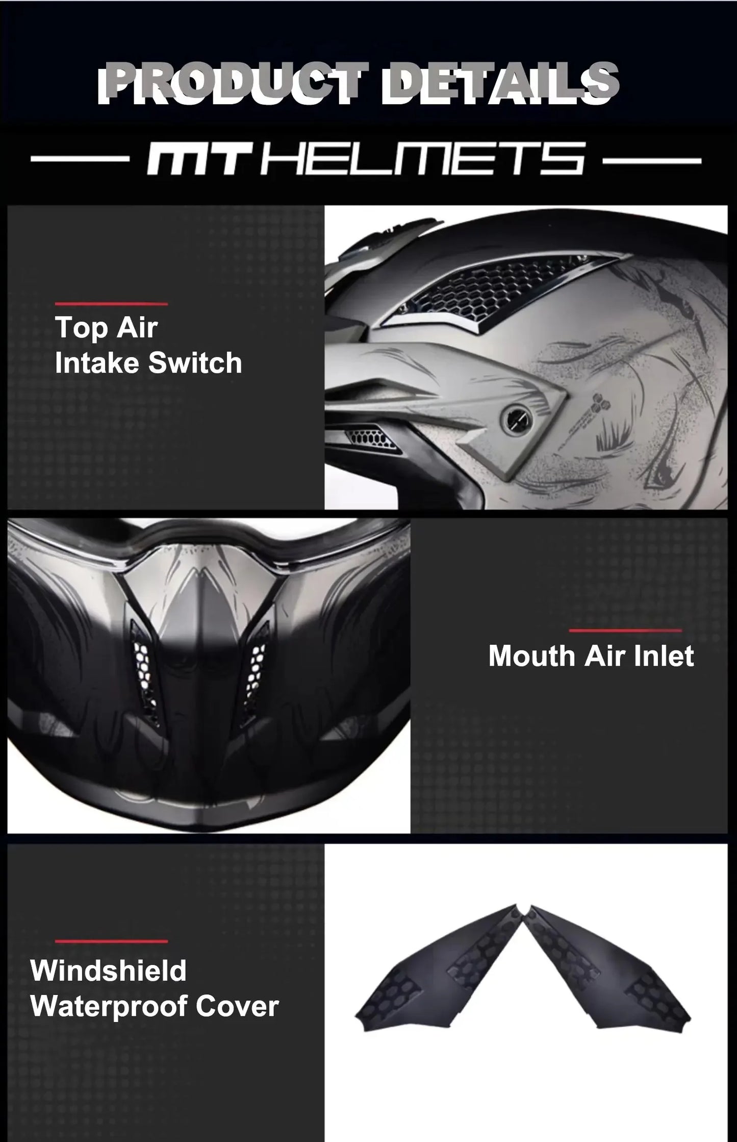 MT Street Fighter Motorcycle Helmet Detachable Combination Electroplated Gold Helmet ECE DOT Certification Full Face Casco Moto