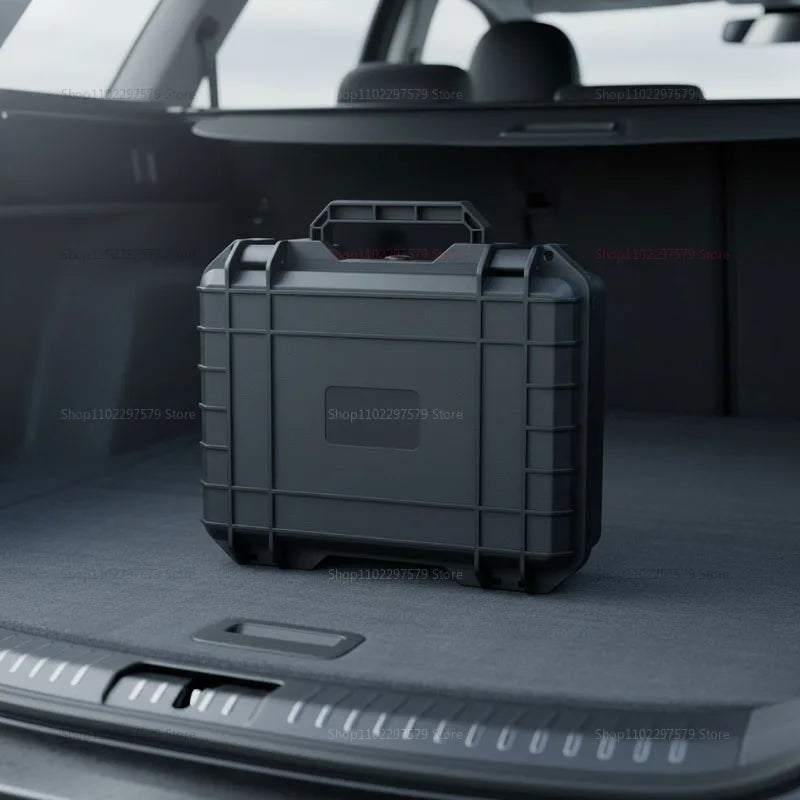 Portable Hard Tool Box With Pre-Cut Foam Storage Box, Shockproof, Pressure Reducing, Dustproof, Suitable For Home/Outdoor Use.