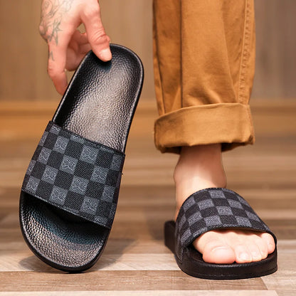 Men's Slippers Summer 2025 New Outer Wear Home Flip Flops Men's Non-Slip Beach Sandals