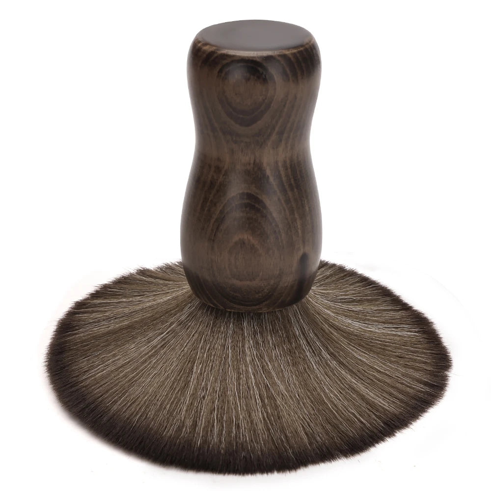 Professional Barber Duster Neck Face Brushes Hair Clean Soft Black Hairbrush Salon Cutting Hairdressing Styling Make Tools