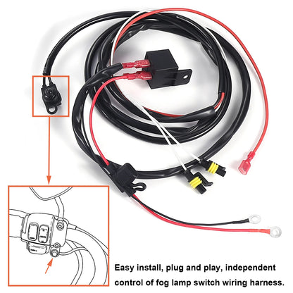 4.5'' LED Fog Lighting Passing Auxiliary Bracket for harley custom dynamics lights road king street glide Turn Signal