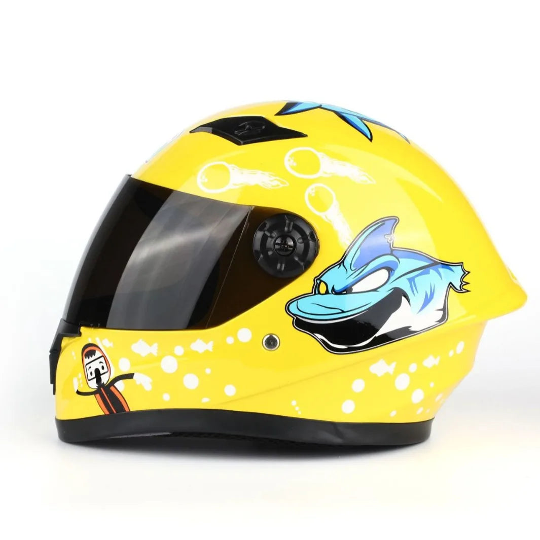 New Cute Children Helmet Safety Kid Full Face For 4 Season Outdoor Sports Riding Adjustable Head Bicycle Motorcycle Kids helmet