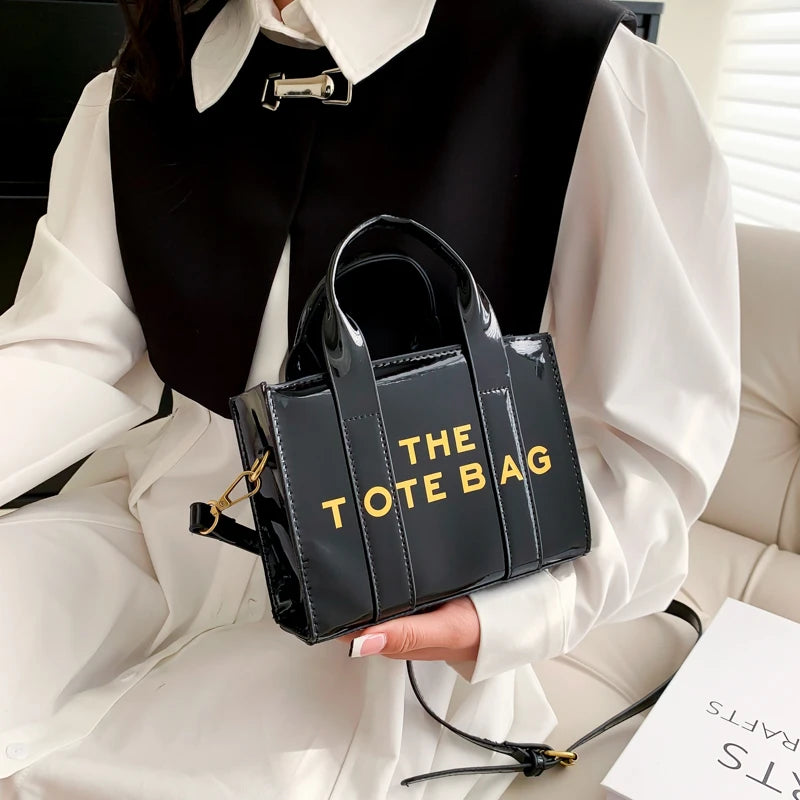 The Tote Bags For Women Crossbody Female Handbag New Solid Words Lette Leisure Large Bag Luxury Fashion Bag designer Bag for PU