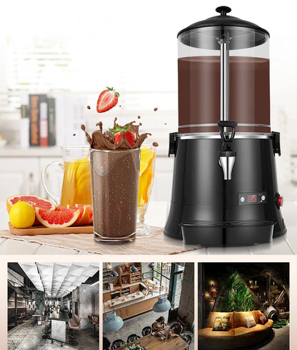Commercial Hot Chocolate Machine Electric Beverage Warmer Dispenser For Hot Chocolate Milk Coffee Multifunction Drink Heater