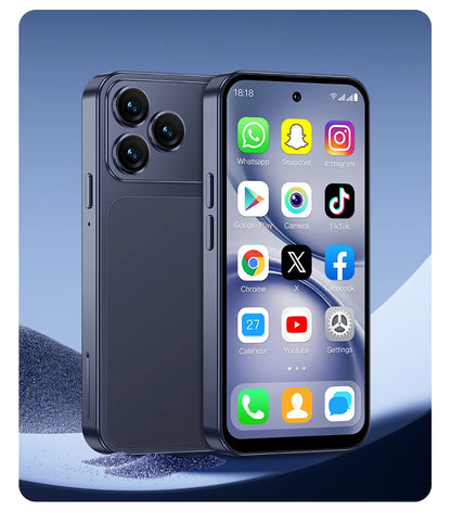 SERVO S45 PRO Android Mini Smartphone 4G LTE 4.5" HD Display 3+64GB Face Unlock Small Portable Cell Phone 2 SIM GPS Play Store