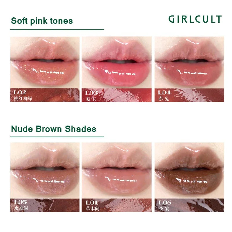 Girlcult Peach Makeup Set Collection Lipstick Blush Lipgloss Mirror ALL IN Gift Box 20pcs Make Up Kit For Women