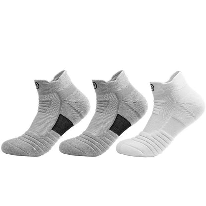 3/6 Pairs Sports Socks For Man High Quality Comfortable Breathable Basketball Short Socks Casual Fashion Low-cut Ankle Socks