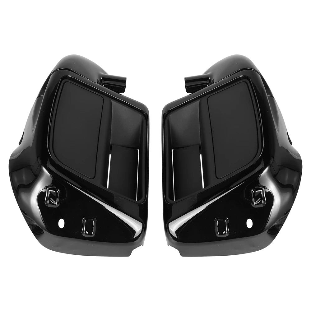 Motorcycle Lower Vented Fairing 6.5" Speakers Boxes Pod For Harley Touring Road Glide Electra FLHX FLTRX FLHTK 2014-2024