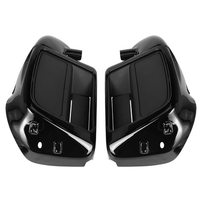 Motorcycle Lower Vented Fairing 6.5" Speakers Boxes Pod For Harley Touring Road Glide Electra FLHX FLTRX FLHTK 2014-2024