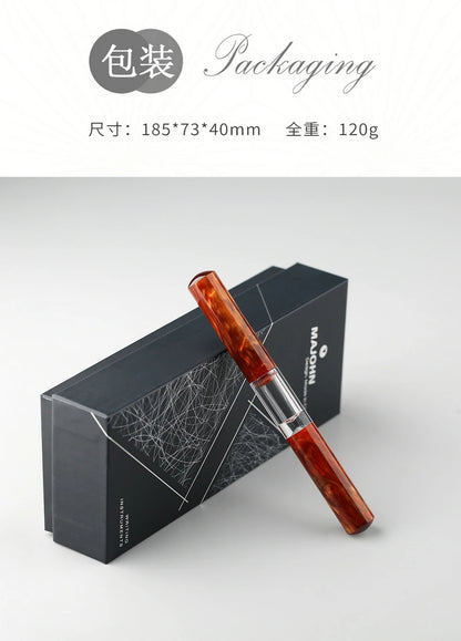MOONMAN MN15 Beginner Copperplate Calligraphy Pen Variable Line Soft Elastic Iridium Tip Transparent Acrylic Ink Pen Gift Set