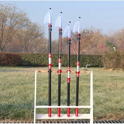 2.1-4.5M Carbon Fishing Rod 50kg above Superhard Long Distance Throwing shot Rod Telescopic Sea Boat High Quality Fishing Gear