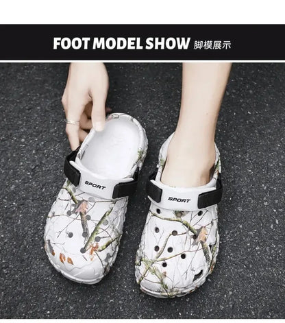 Summer Women's and Men's Clogs Slippers Classic Couple's Garden Shoes Men Fashion Casual Sandals Leisure Slides Big Size 46 47