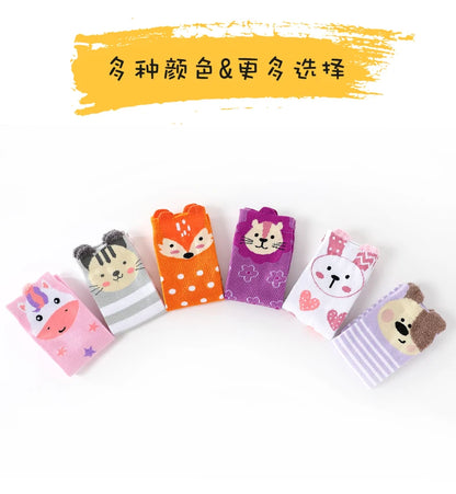 Children warmer ankle short lovely socks Cartoon Cute Kids Girl Knee High Socks infant cotton Baby Animal Over Knee Socks girls