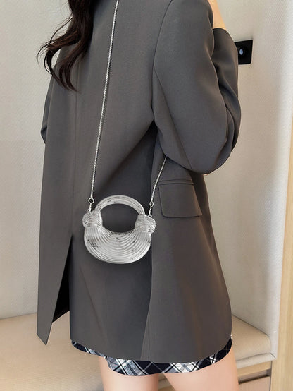 Gold Luxury Designer Women Handbag Fashion Exquisite Evening bags with Removable Chain Strap&Magnetic Closure Mini Messenger Bag
