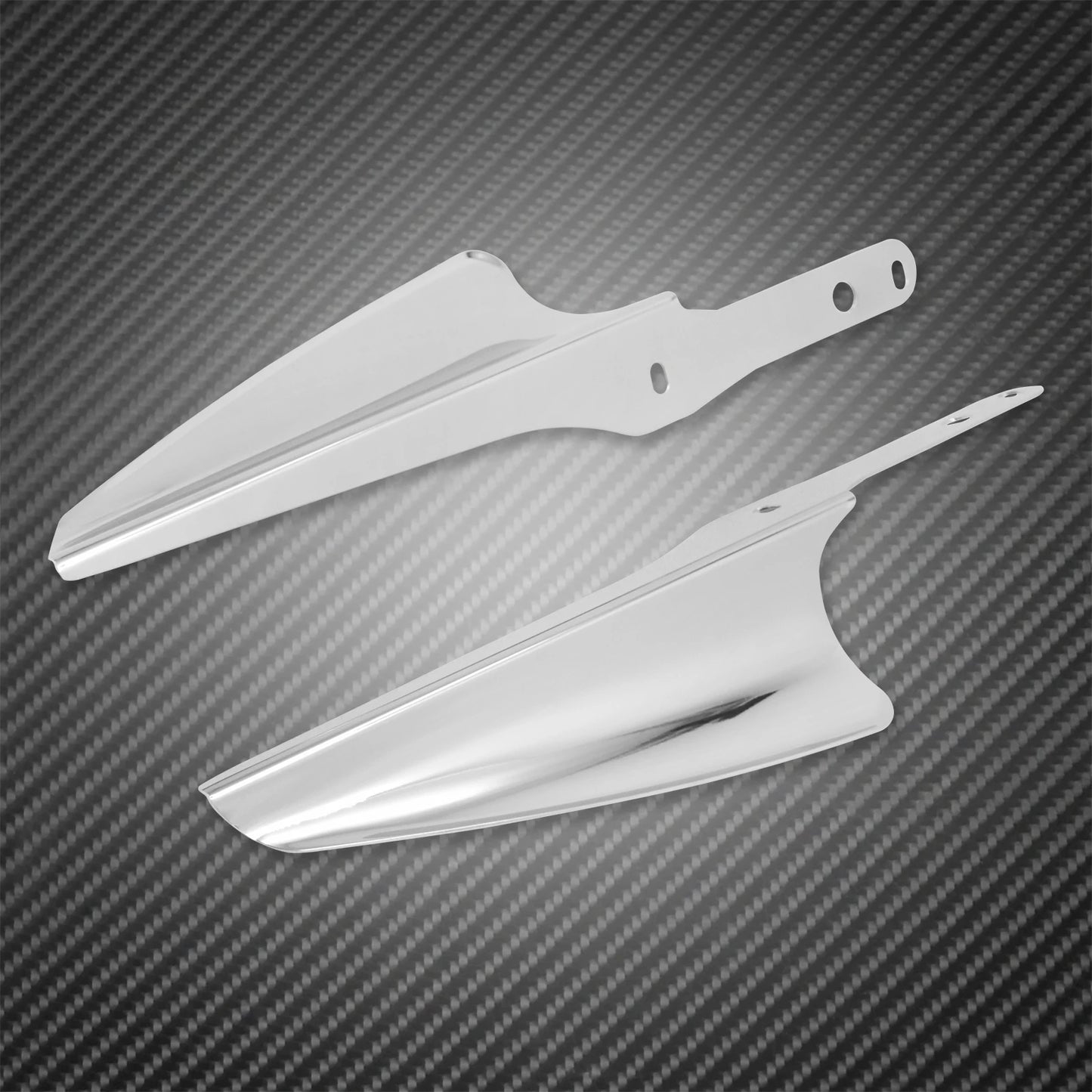 Motorcycle Front Fork Windscreen Deflectors Wind Mount Fairing For Harley Touring Electra Glide FLTX FLHXS Road King FLHR 95-22