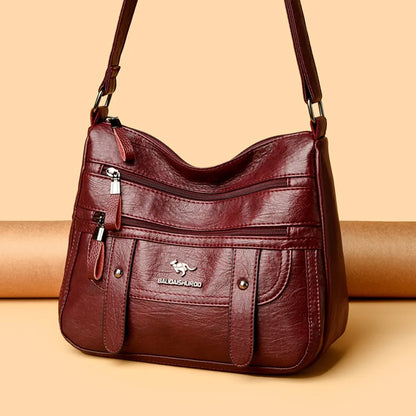 High Quality Pu Leather Messenger Crossbody Bags for Women Luxury Designer Hand Bags Purses Ladies Shoulder Bags Sac A Mian 2025