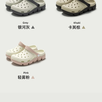 Women Slipper Clog Sandals nursing Cloud Summer Flip Flops Beach Slides Home House Platform Shoes Flat Men Male Female Hole