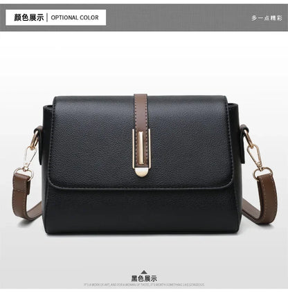 Fashion Crossbody Bag PU Leather Messenger Bag Versatile Sling Shoulder Women's Bag Small Handbags Sac A Main Femme Bolsas